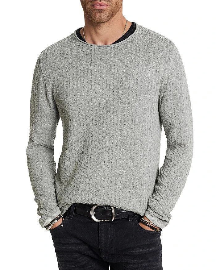 John Varvatos Riley Textured Crewneck Sweater 1