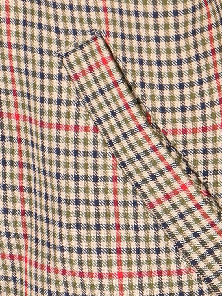 A.P.C. A.P.C. Long-Sleeved Zip-Up Checked Shirt Jacket 4