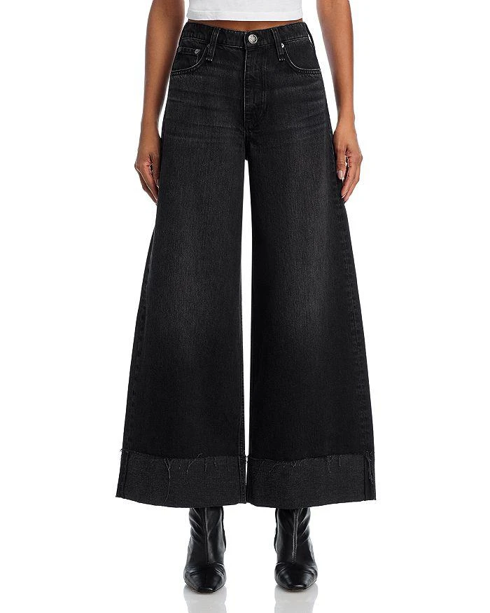 Rag & Bone Sofie High Rise Wide Leg Jeans in Blair 7