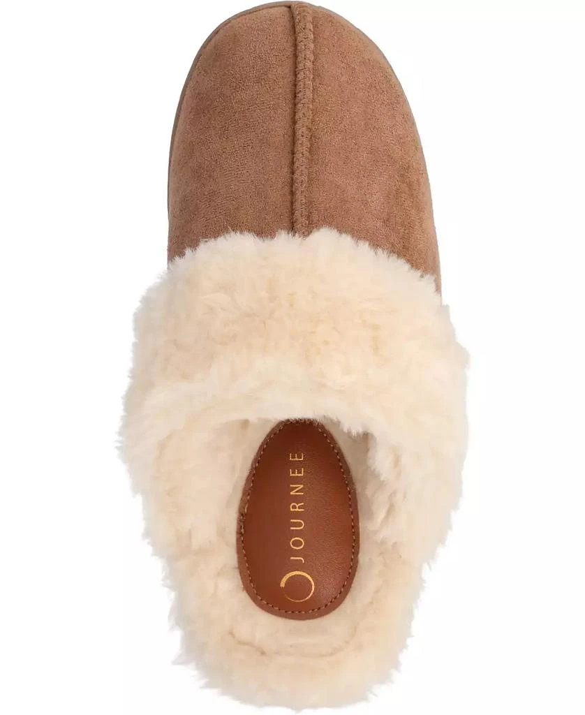 Journee Collection Women's Kalli Slip On Round Toe Scuff Slippers 4