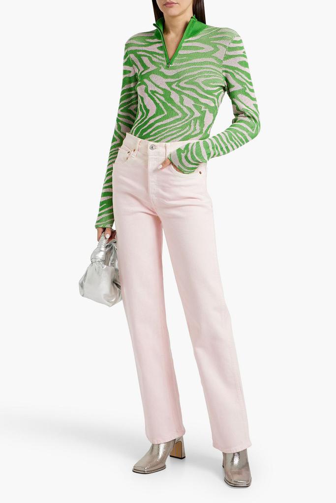 Re/Done 90s high-rise straight-leg jeans