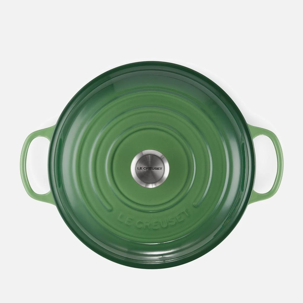 Le Creuset Signature Cast Iron Shallow Casserole - 30cm - Bamboo Green 4