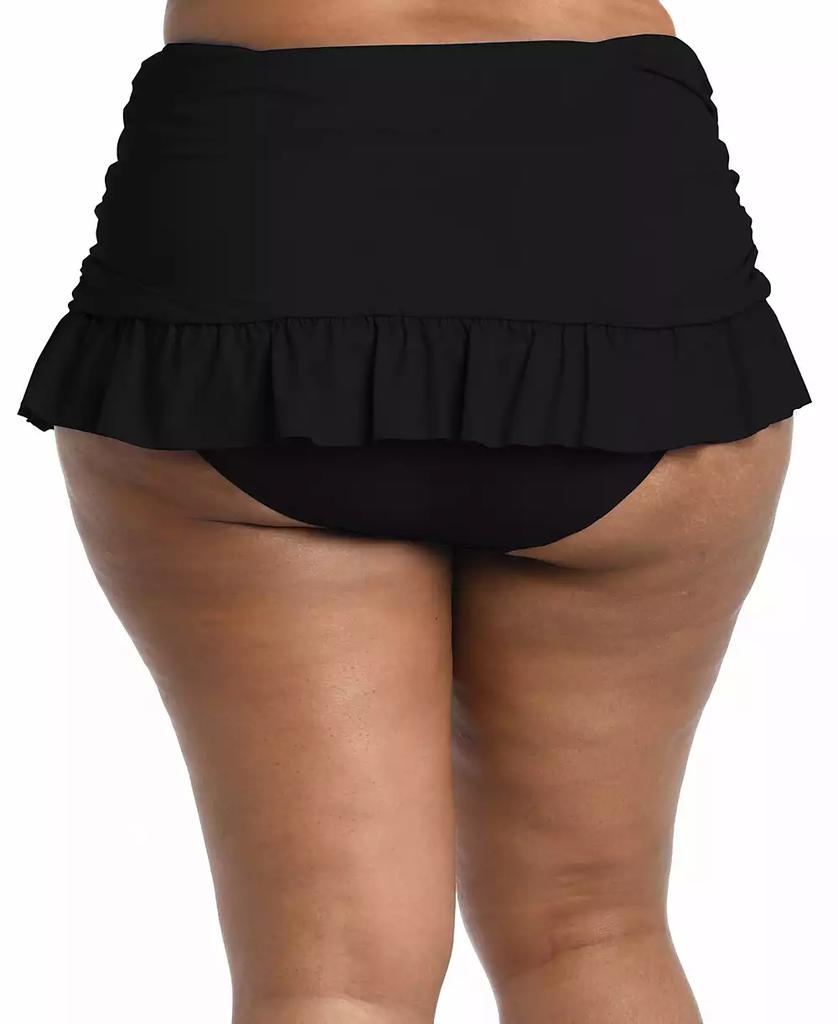 La Blanca Plus Size Island Goddess Skirted Swim Bottoms