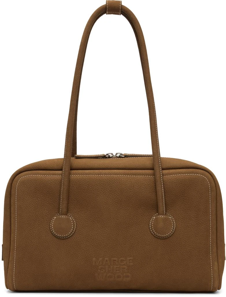 MARGESHERWOOD Brown Soft Boston Bag