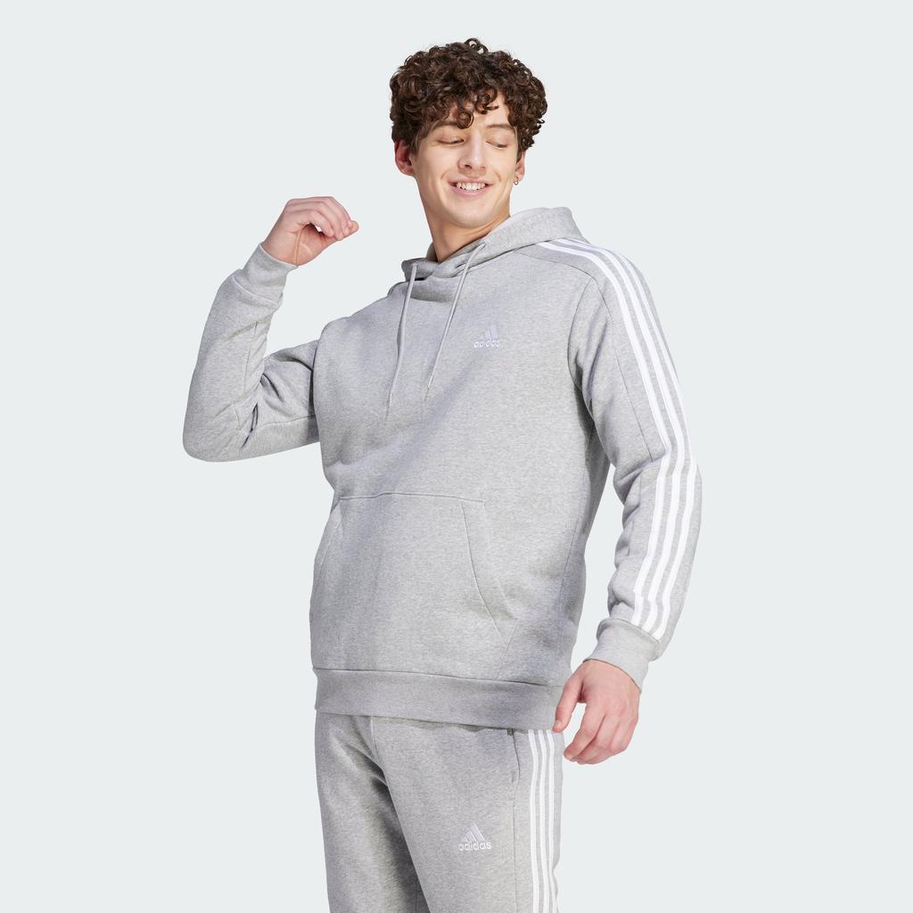 Adidas Men's  Essentials Fleece 3-Stripes Hoodie