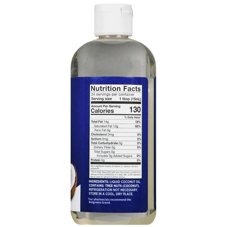 Walgreens Liquid Coconut Oil (24 days) 3