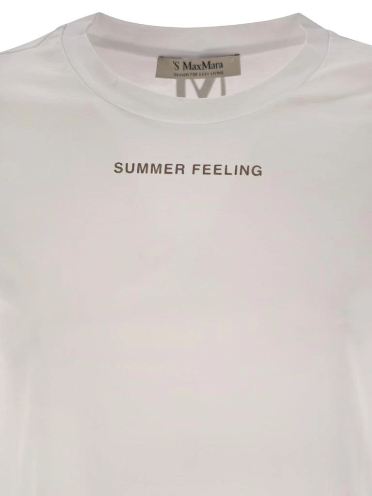 Max Mara 'S Max Mara Lusso Crewneck Short-Sleeved T-Shirt 4