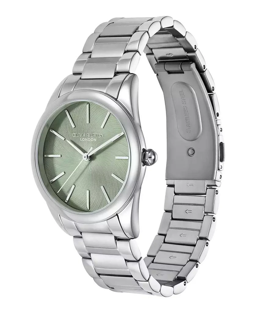 Olivia Burton Women's Glowful Silver Tone Stainless Steel Bracelet Watch 2