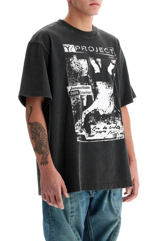 Y/Project t-shirt with printed pinch 2