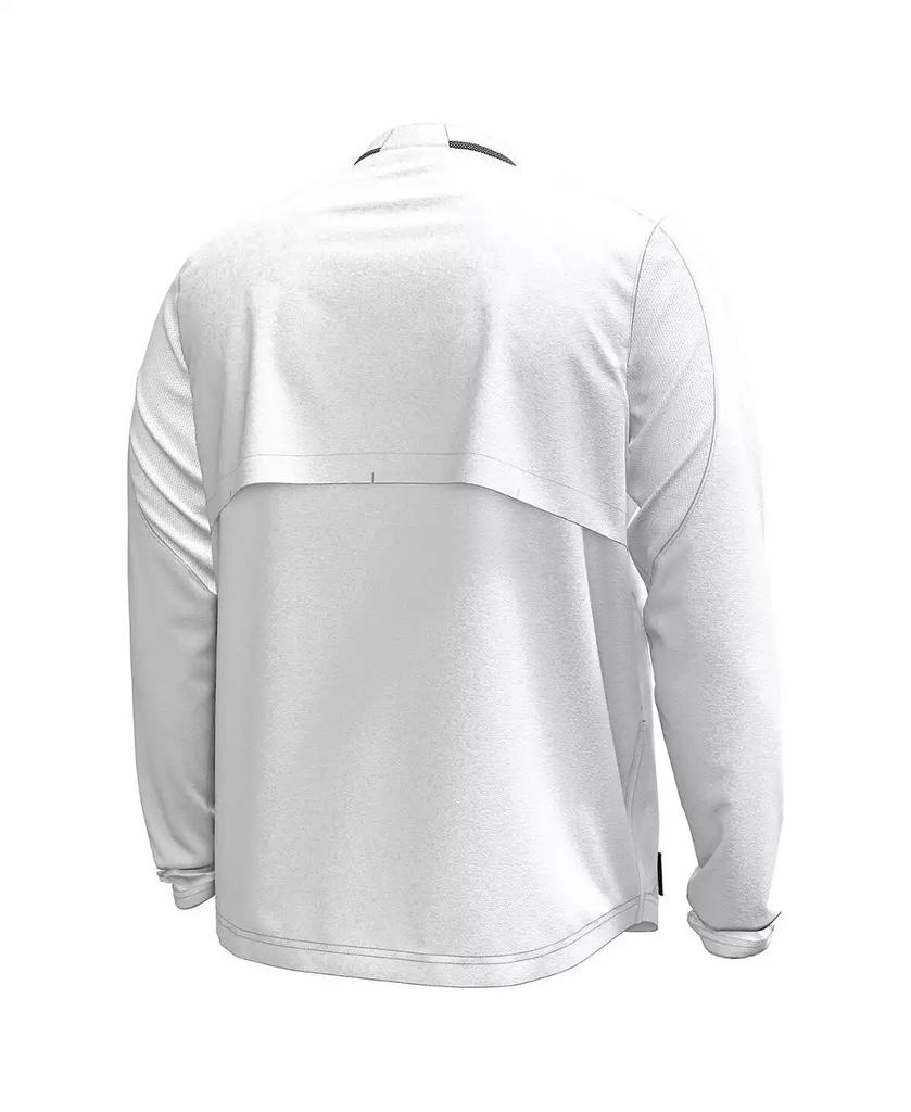 Under Armour Men's White Notre Dame Fighting Irish Motivate Long Sleeve Quarter-Zip Jacket