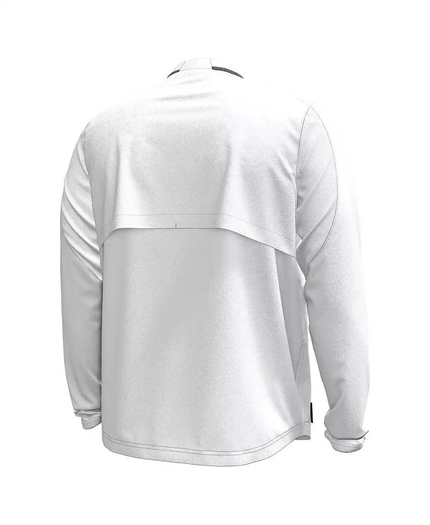 Under Armour Men's White Notre Dame Fighting Irish Motivate Long Sleeve Quarter-Zip Jacket 2