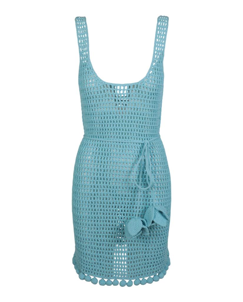 Burberry Aran Long-Sleeved Flared Knitted Dress - Dresses