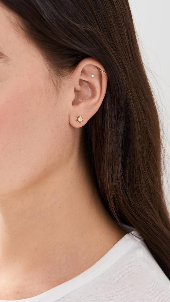 Marlo Laz 14k Sun Studs