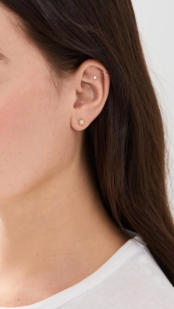 Marlo Laz 14k Sun Studs 2