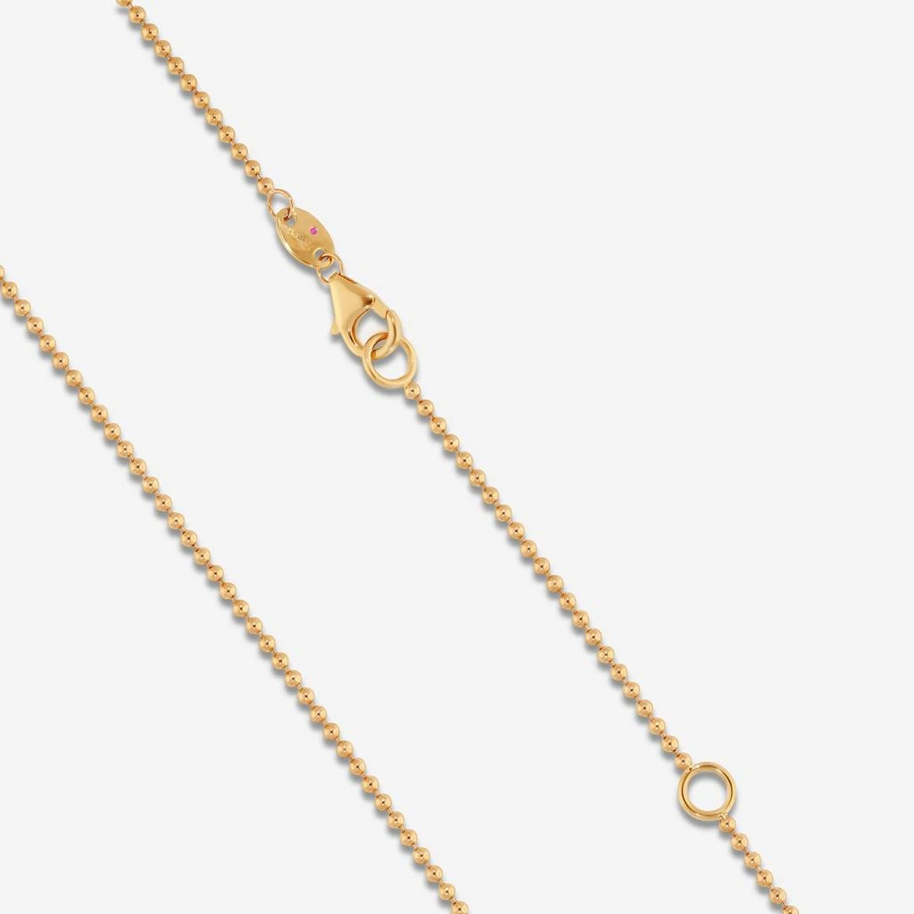 Roberto Coin Roberto Coin Mosaic 18K Rose Gold Black Jade 
Diamond Pendant Necklace 8883552AX17XB-copy 3