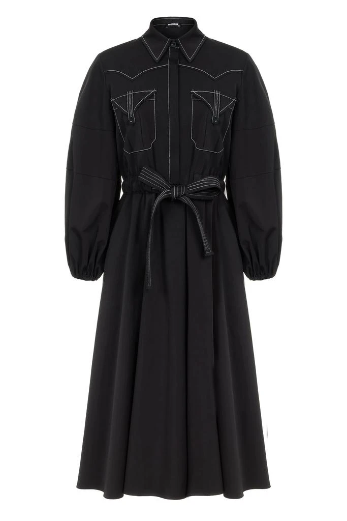 Nocturne Punto Stitched Midi Dress 3