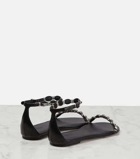 Isabel Marant Embellished leather sandals 3