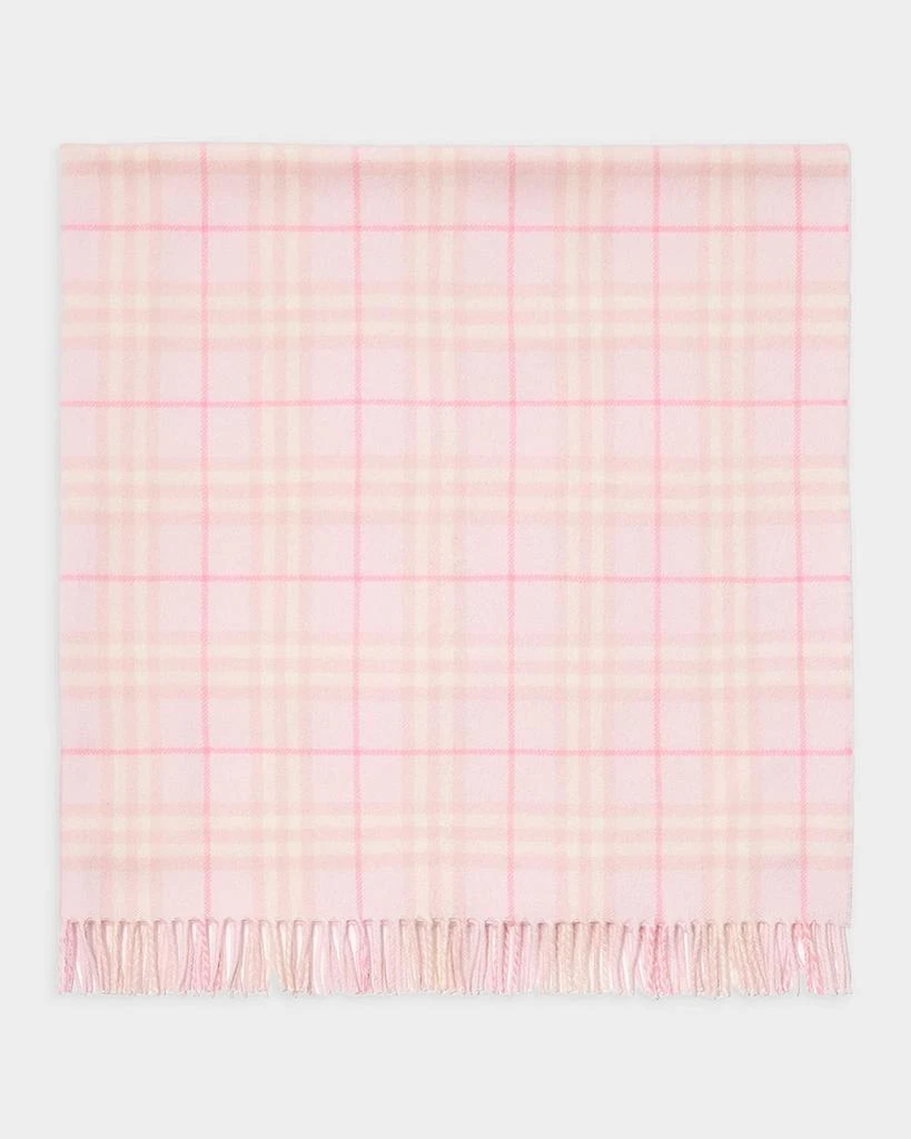 Burberry Check Wool Baby Blanket 2