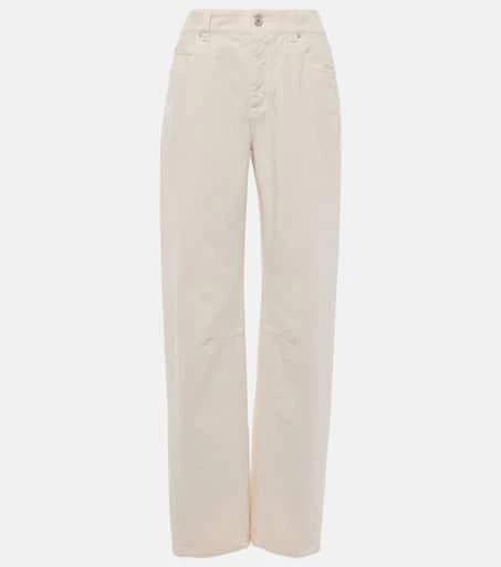 Brunello Cucinelli Mid-rise straight jeans 1