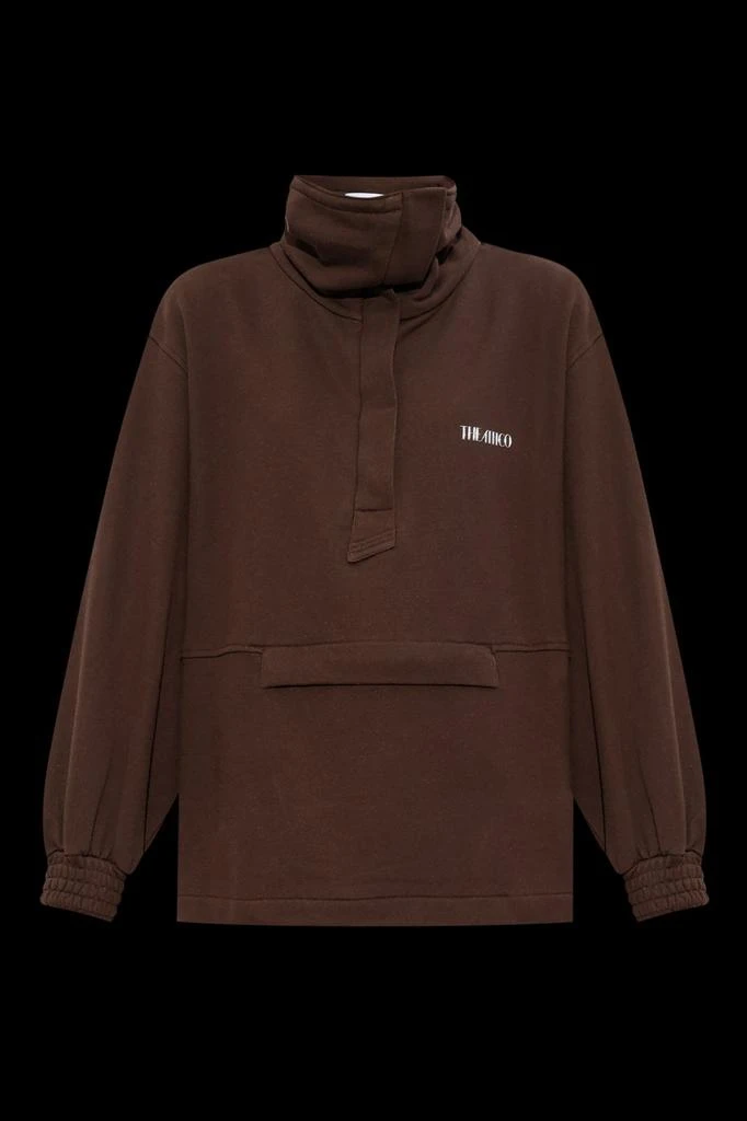 The Attico The Attico Zipped Neck Sweater 1