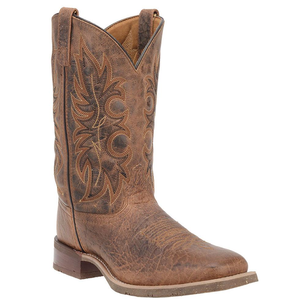 Laredo Durant Graphic Square Toe Cowboy Boots