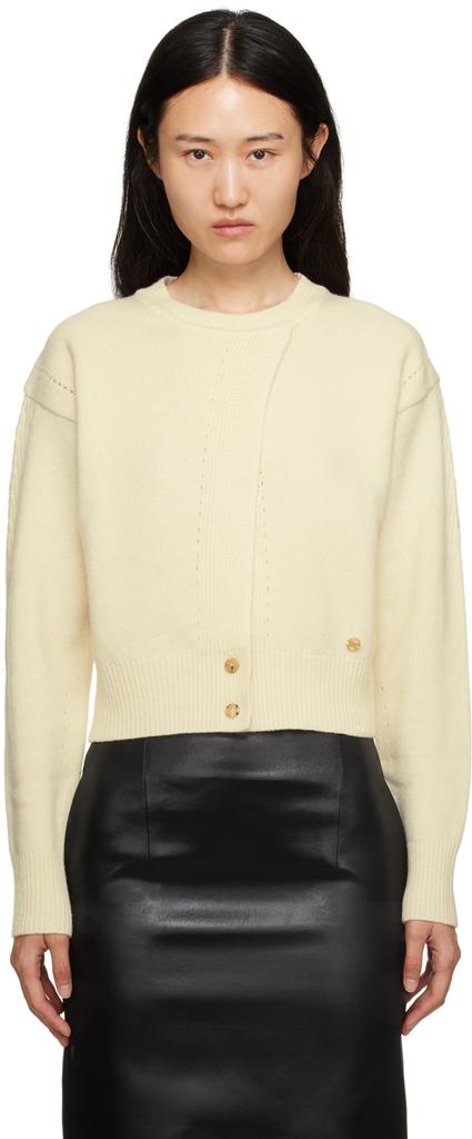Recto Off-White Open Sweater