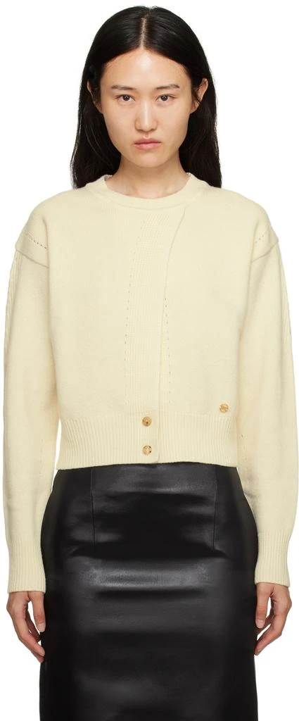 Recto Off-White Open Sweater 1