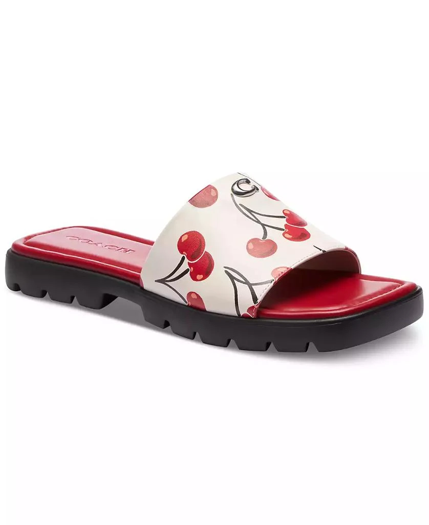 Coach Women's Florence Cherry Print Sandals 1
