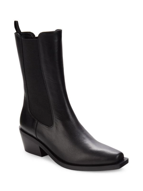 Stuart Weitzman Miley Leather Ankle Chelsea Boots 2