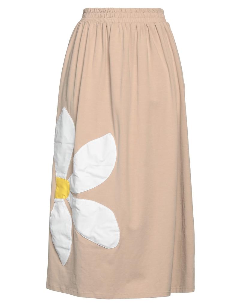 ROSE' A POIS Midi skirt