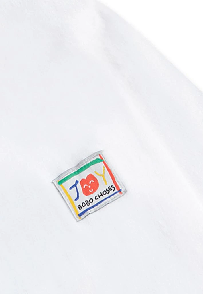 BOBO CHOSES White T-shirt For Kids With Writing 4