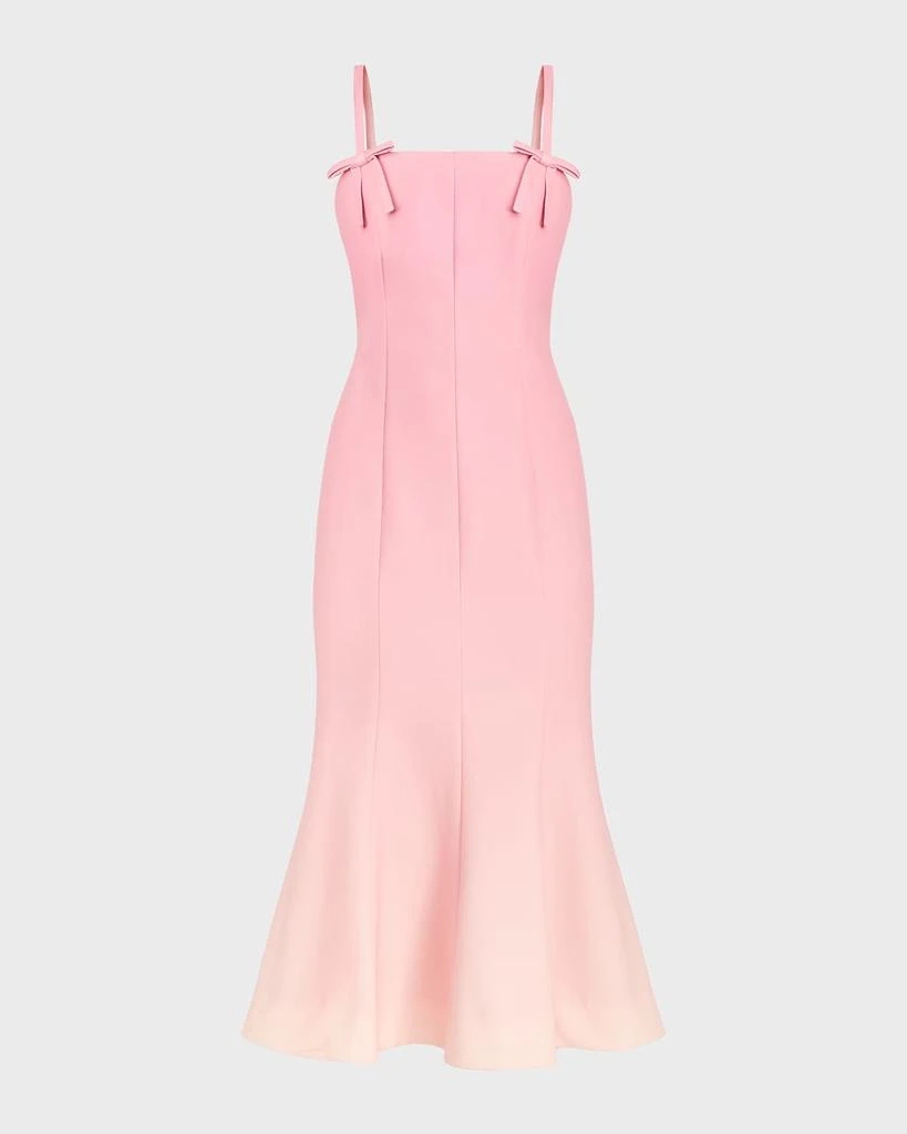 Mestiza New York Calista Square-Neck Ombre Mermaid Midi Dress 1