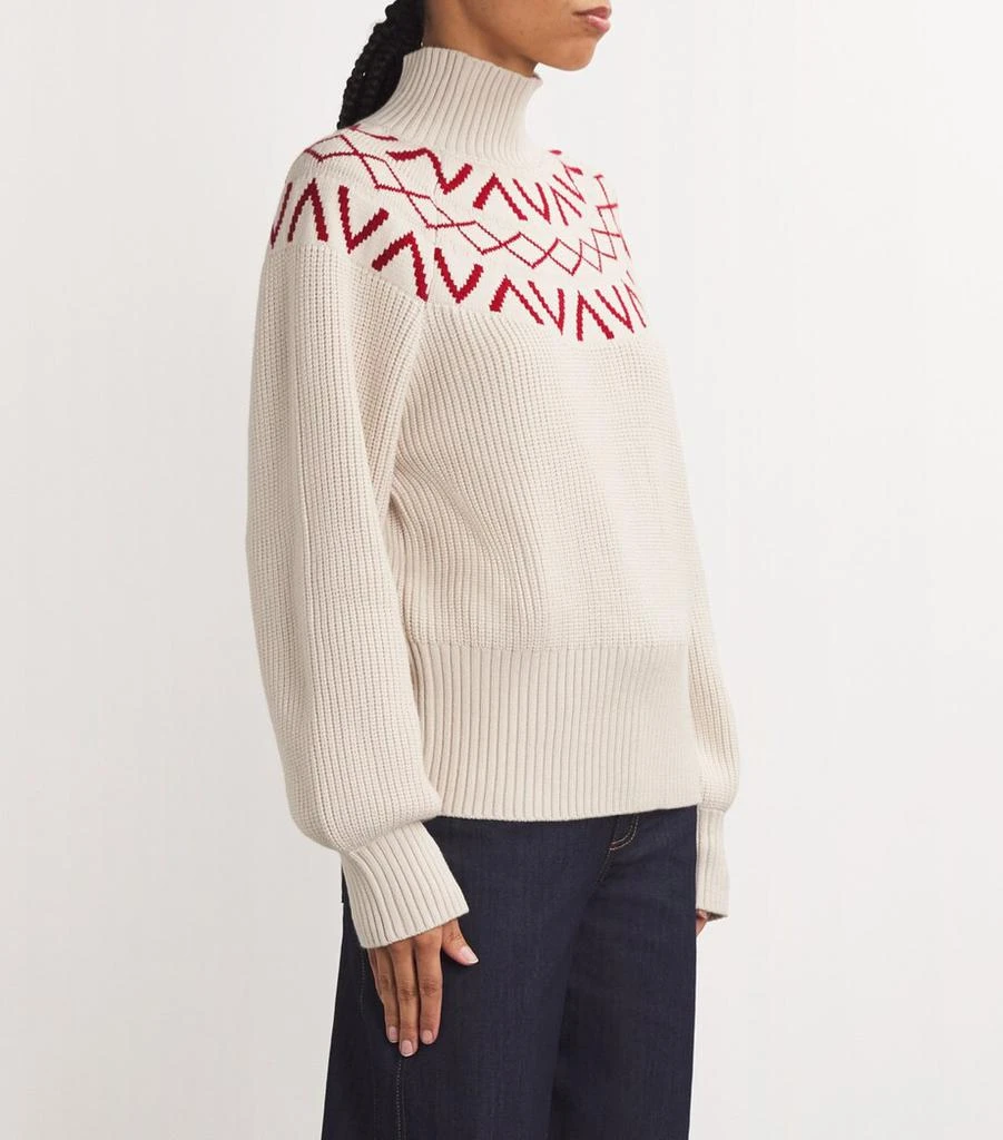 Varley Knitted Fair Isle Marcie Sweater 3