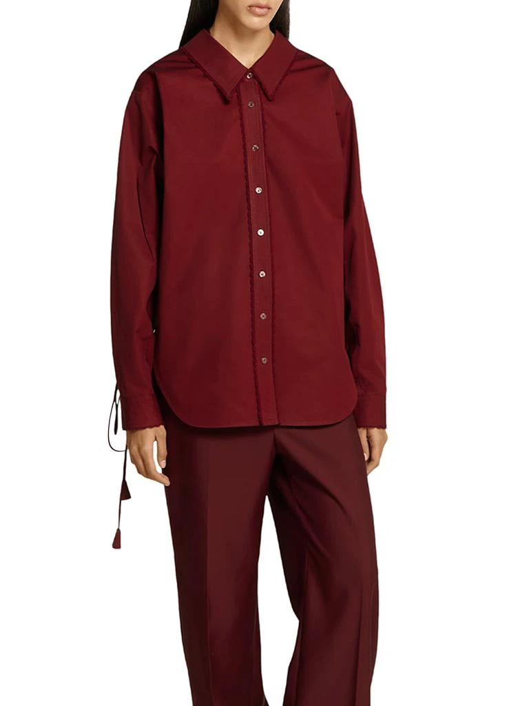 Gucci COTTON POPLIN SHIRT WITH LAYERS 3