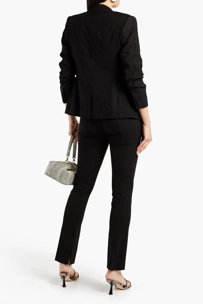 Derek Lam Leopard-jacquard slim-leg pants 3
