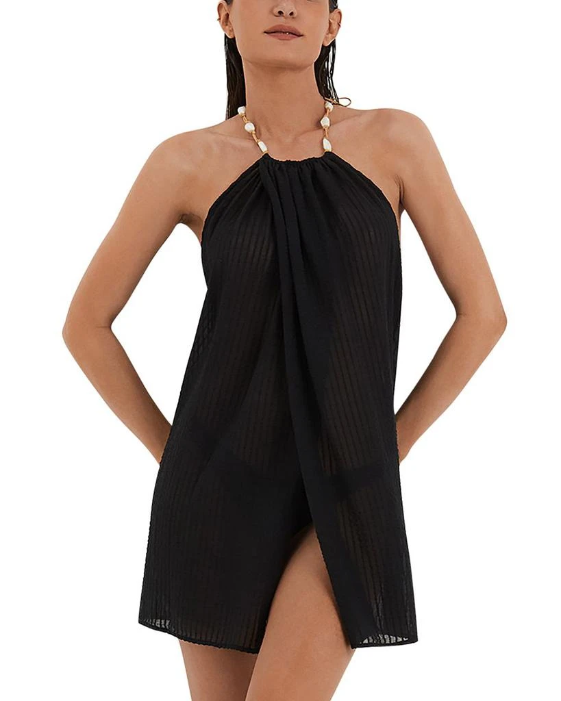 Vix Swimwear Cloe Halter Mini Dress Cover Up 4