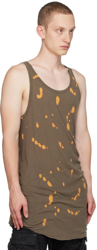 11 by Boris Bidjan Saberi Green T1B Tank Top