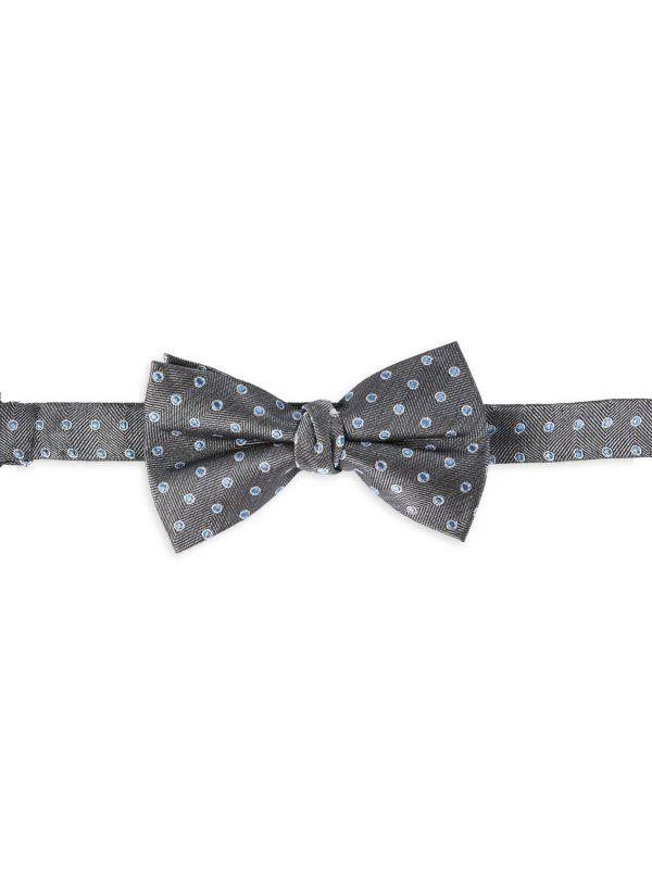 Andrew Marc Boy's Silk Blend Pre Tied Bow Tie 1