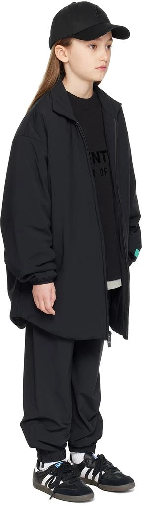 Essentials Kids Black High Neck Jacket 2