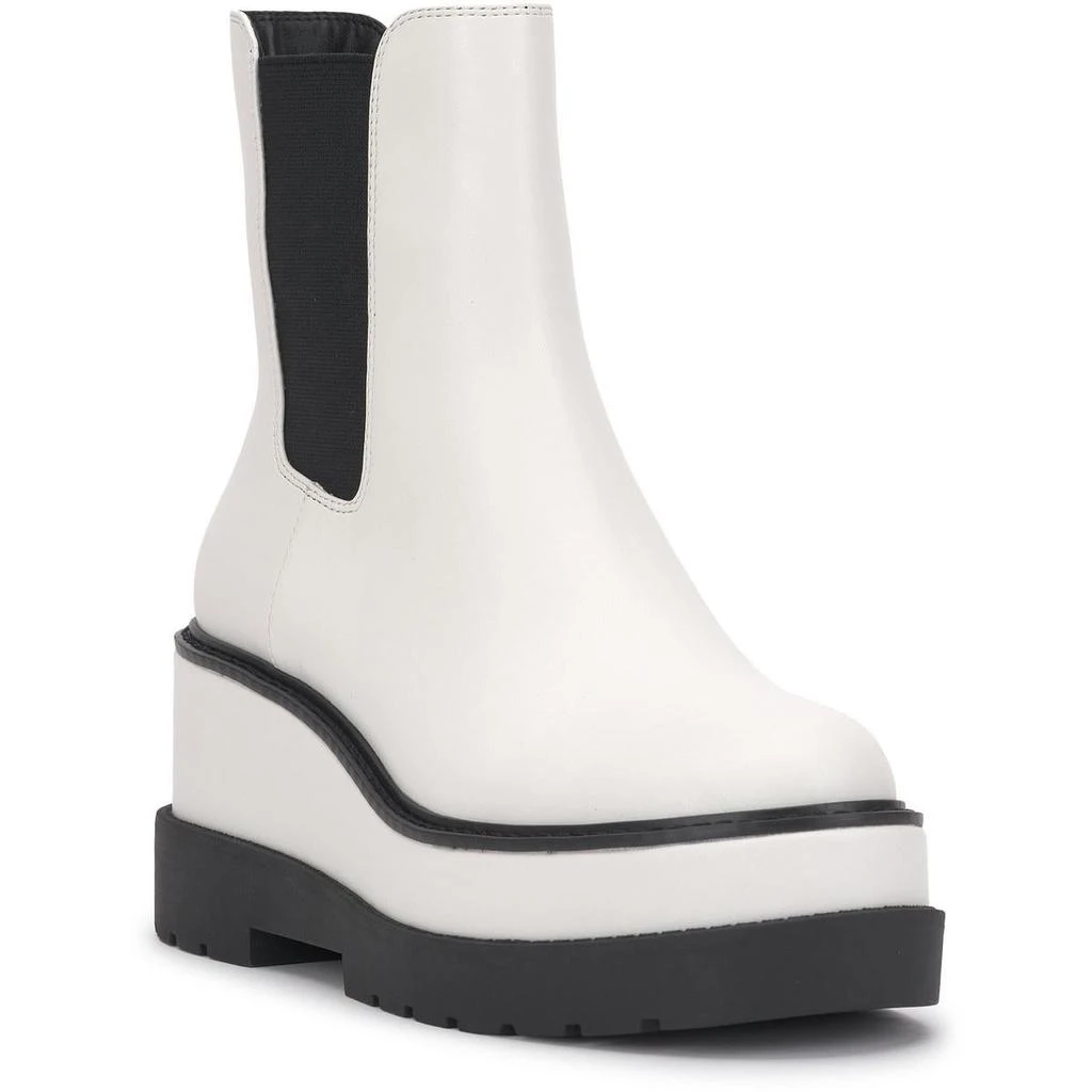 Jessica Simpson Ivean Womens Faux Leather Platfrom Chelsea Boots 1