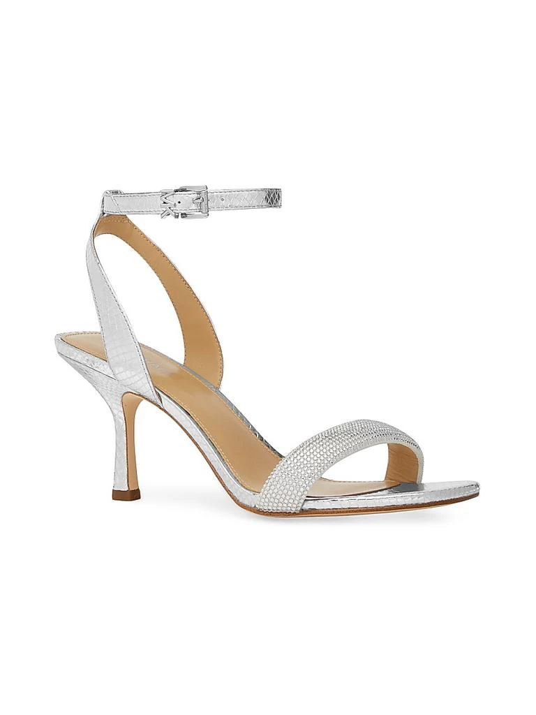 Michael Kors Carrie 75MM Embellished Leather Sandals 2