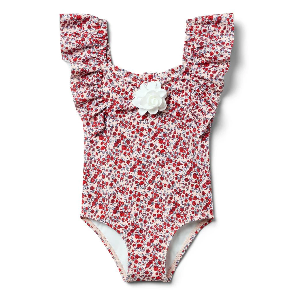 Janie and Jack Flower One-Piece (Toddler/Little Kid/Big Kid) 1