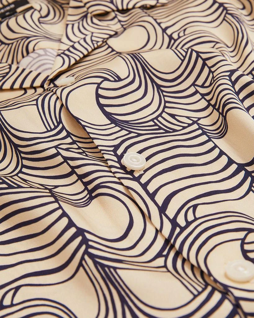 REISS Printed Camp Shirt 5