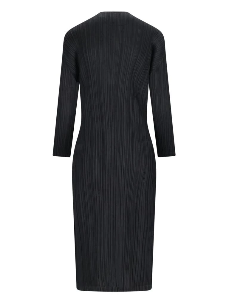 Pleats Please Pleats Please Issey Miyake Pleated Side Slit Midi Dress 2