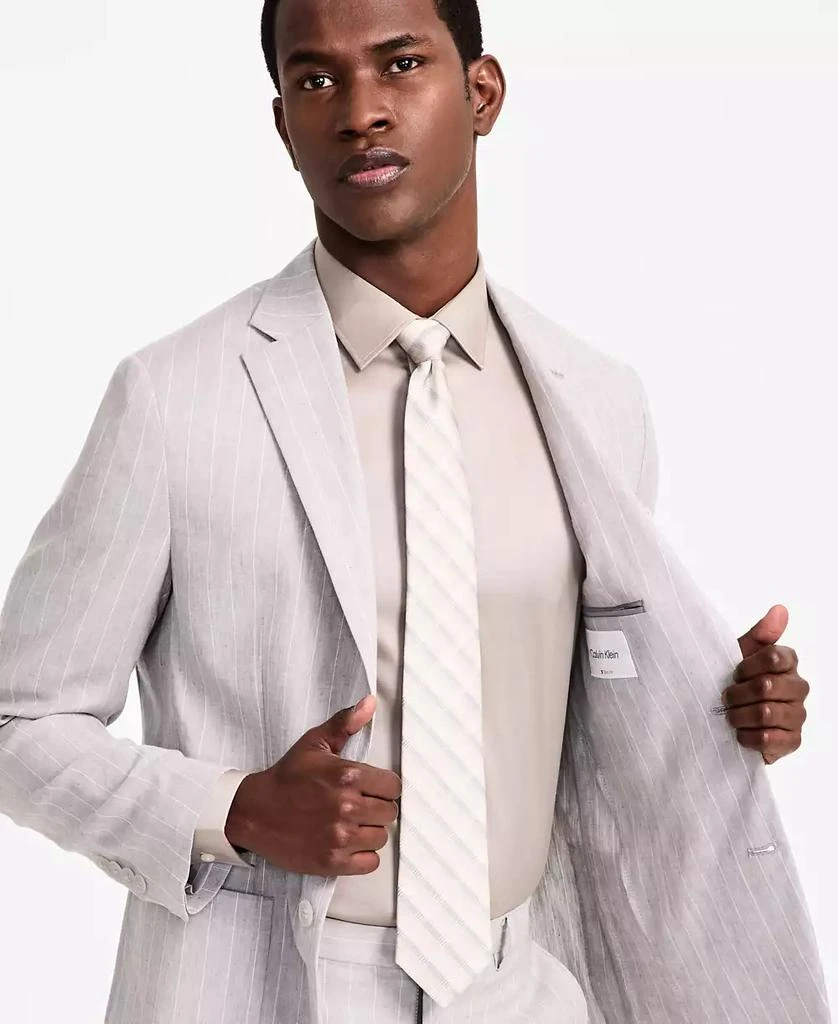 Calvin Klein Men's Slim-Fit Linen Suit Jacket 2