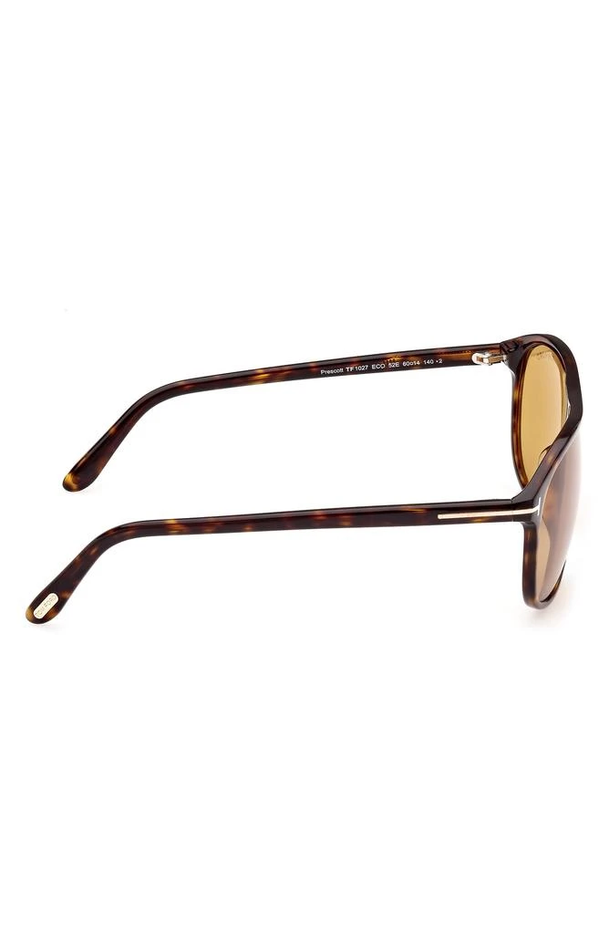 TOM FORD Prescott FT1027 60mm Unisex Sunglasses Blonde Havana Brand New w/Box TOM FORD Prescott 60mm Square Sunglasses – On Sale Now with  main image 4