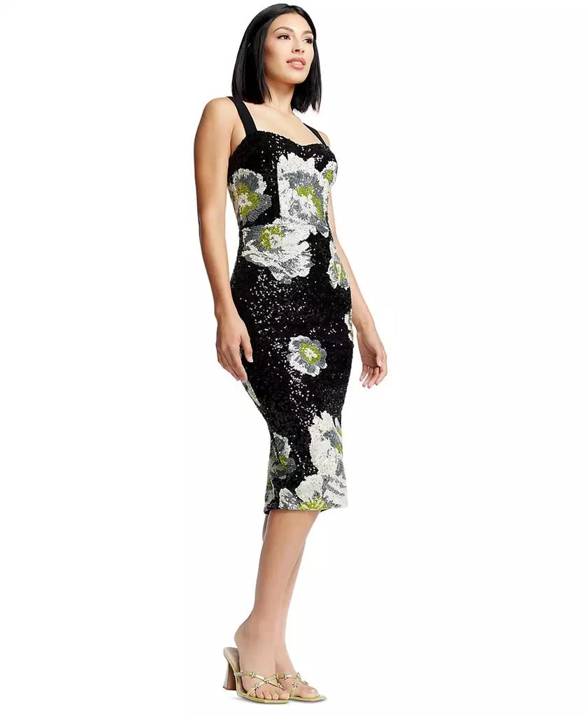 Dress The Population Women's Nicole Floral-Sequined Midi Dress 3