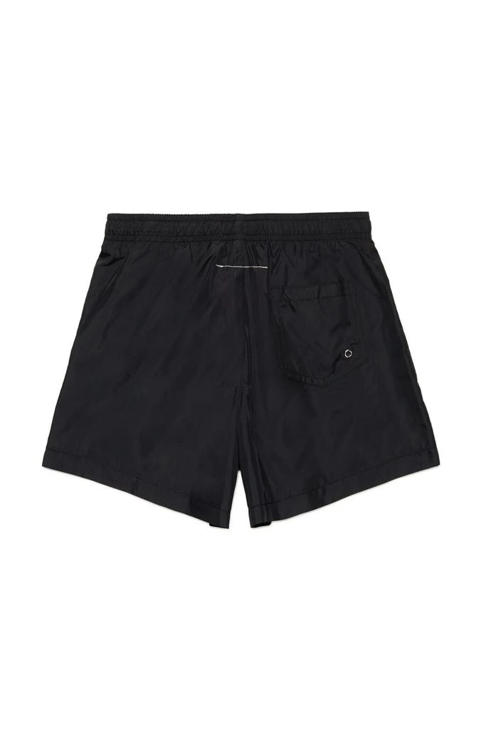 MM6 MM6 Maison Margiela Kids Numeric Printed Drawstring Swim Shorts 2