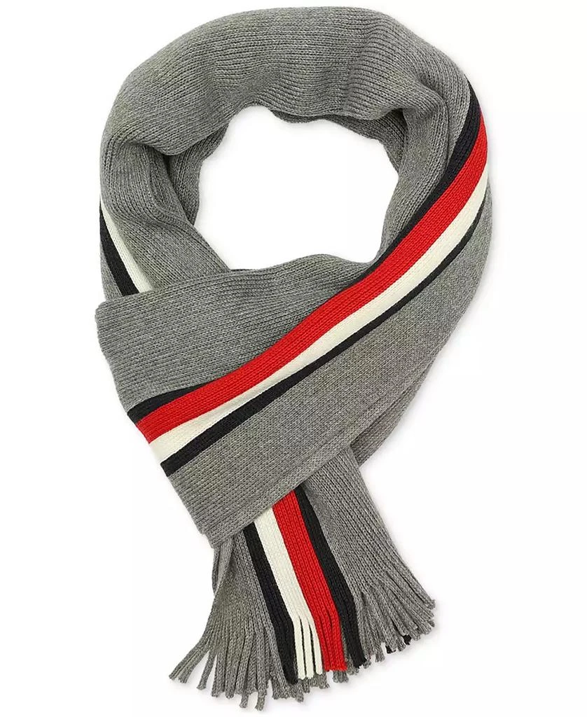 Tommy Hilfiger Men's Global Stripe Raschel Scarf 2
