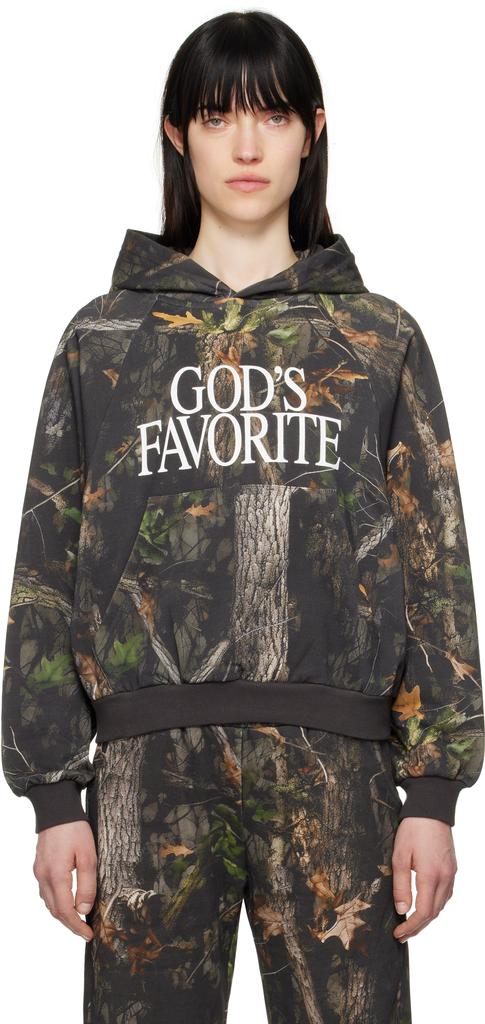 Praying Khaki 'God's Favorite' Camo Hoodie